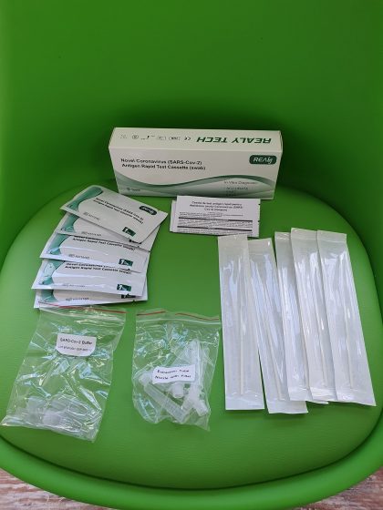 Test Rapid Antigen Covid-19 (set 5 bucăţi)