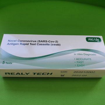 Test Rapid Antigen Covid-19 Tampon Nazal (set 5 bucăţi) - Recoltare prin metoda exsudatului nazofaringian