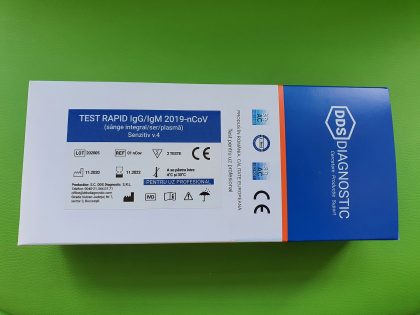 Test Rapid Anticorpi Covid-19, IgG/IgM (set 2 bucăţi)