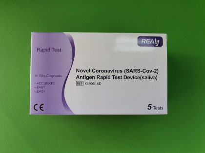 Test Rapid Antigen Covid-19 Salivă (set 5 bucăţi)