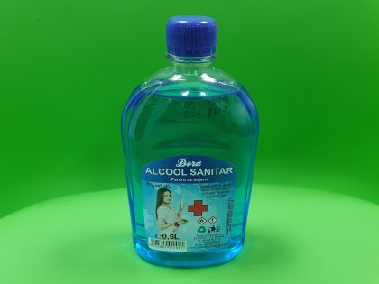 Alcool Sanitar Dora, 70% Vol. Alc., PET 500 ml (Spirt Medicinal)