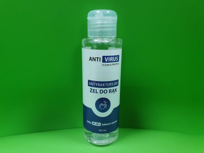 Dezinfectant Gel Anti Virus Clean & Protect Flacon 100 ml, 80% Alcool