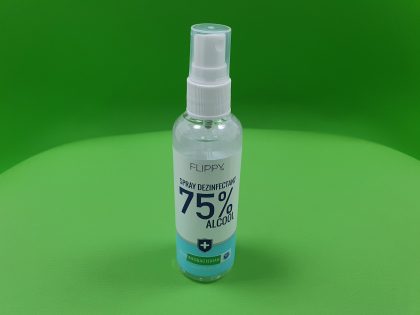 Dezinfectant Lichid pentru Mâini, Spray, Flippy 75% Alcool, 100 ml