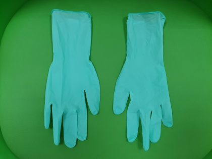 Mănuşi Aurelia Refresh, Latex, nepudrate, verde, mărimea XL - Pereche