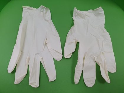 Mănuşi Latex B Braun Vasco Sensitive, Latex, nepudrate, alb, mărimea XL - Pereche