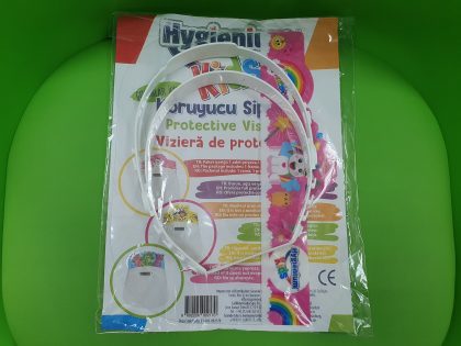 Viziere pentru copii Hygienium, Rabatabile, Uşor de Igienizat - Unicorn, Ţiplă